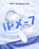 AI Translation Earbuds Real Time 164 Languages 80H Playtime Translator Ear Buds Wireless Earphones Bluetooth Headphones White
