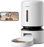PETLIBRO Automatic Cat Feeder with Camera, 1080P HD Video with Night Vision, 5G WiFi Pet Feeder with 2-Way Audio, Low Food &amp; Blockage Sensor, Motion &amp; Sound Alerts Single Tray