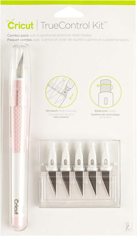 Cricut TrueControl Knife Kit - For Use As a Precision Knife, Craft knife, Carving Knife and Hobby Knife - Comes With 5 Spare Blades