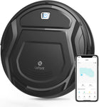 Lefant Robot Vacuum Cleaner, Tangle-Free Suction, Slim, Quiet, Automatic Self-Charging, Wi-Fi/App/Alexa Control, Good for Pet Hair, Hard Floor and Low Pile Carpet, M210 Black