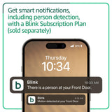 Blink Video Doorbell (newest model) – Head-to-toe HD view, two-year battery life, and simple setup. Required Sync Module not included – Add-On (Black)