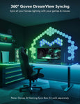 Govee RGBIC Gaming Lights, 10ft Neon Rope Lights Soft Lighting for Gaming Desks