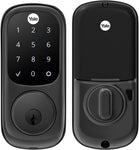 Yale Assure Lock, Black Suede Smart Lock with Wi-Fi Connected Digital Touchscreen Keypad for Front or Back Door with Back Up Key, YRD226-CBA-BSP