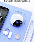 AI Translation Earbuds Real Time 164 Languages 80H Playtime Translator Ear Buds Wireless Earphones Bluetooth Headphones White