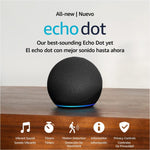 All-New Echo Dot (5th Gen, 2022 release) International Version with US Power Adaptor, Smart speaker with Alexa