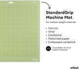 Cricut StandardGrip Machine Mats 12in x 24in, Reusable Cutting Mats for Crafts, Compatible with Cricut Explore & Maker (Pack of 3)