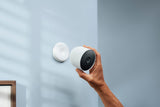 Google - Nest Cam Indoor/Outdoor Wire Free Security Camera - Snow