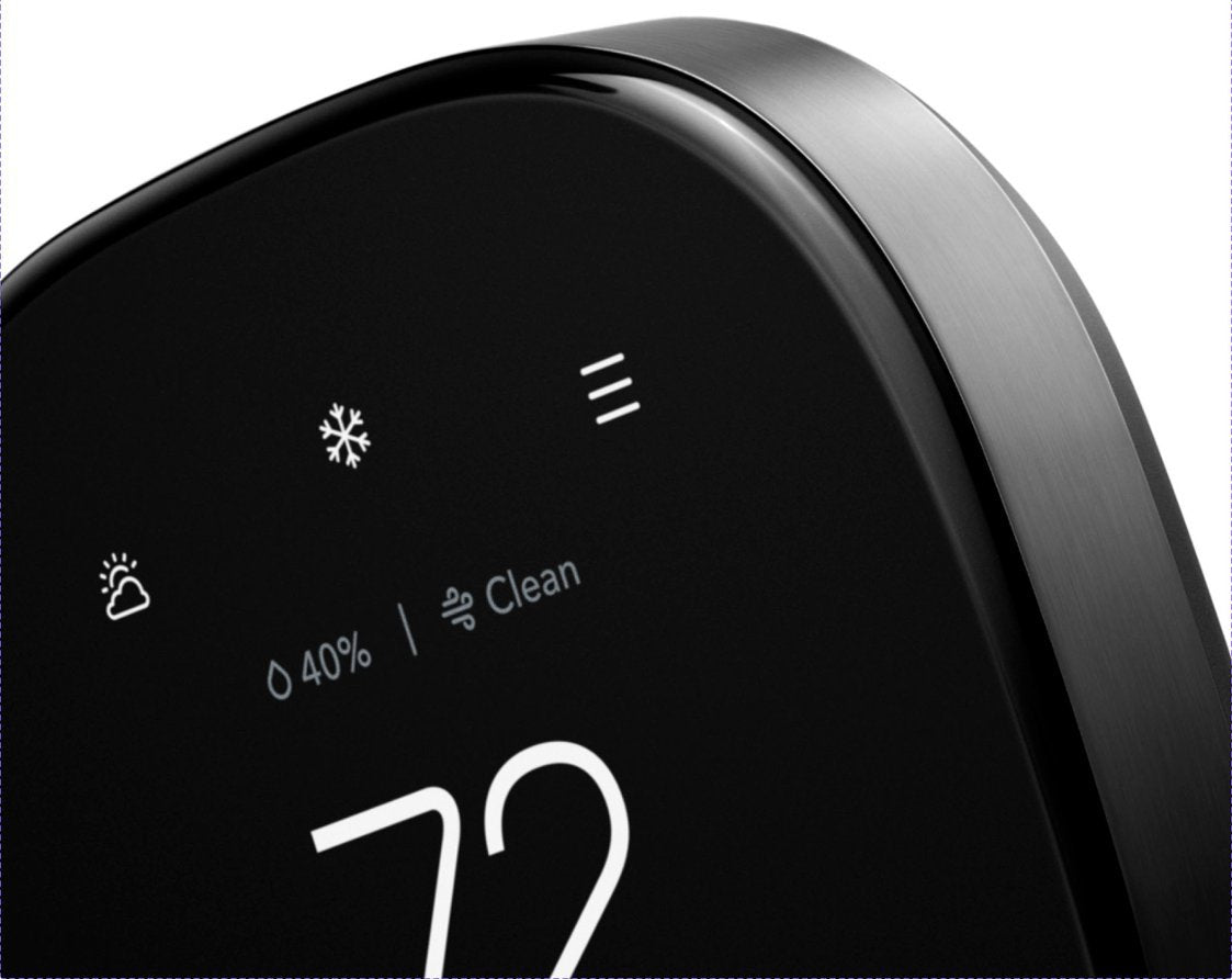 ecobee - Premium Smart Programmable Touch-Screen Thermostat with Siri,