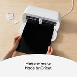 Cricut Joy Xtra Cutting Machine and Smart Vinyl Bundle for Labels, Decals & Custom Projects - Includes Rainbow Permanent Vinyl, Transfer Tape, Tools & Design Guides