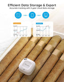 Govee Bluetooth Thermometer&Hygrometer, Mini Accurate Humidity and Temperature Sensor with Data Storage Export for iOS/Android, Temp Humidity Monitor with Alert for House Wine Living Room Baby Room
