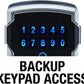 Master Lock Silver and Black Lock Box with Digital Keypad Code, Electronic Portable Key Safe Connects to Bluetooth Via iOS/Android App, 3-1/4 in. Wide, 5440EC