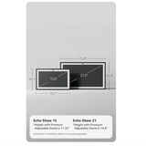 Amazon Echo Show 15 (newest model), Full HD 15.6" kitchen hub for home organization, with built-in Fire TV, Designed for Alexa+ Visit the Amazon Echo & Alexa Store