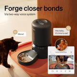 PETLIBRO Automatic Cat Feeder with Camera, 1080P HD Video with Night Vision, 5G WiFi Pet Feeder with 2-Way Audio, Low Food &amp; Blockage Sensor, Motion &amp; Sound Alerts Single Tray