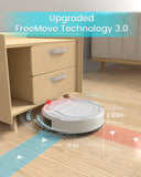 Lefant Robot Vacuum Cleaner, Tangle-Free, Strong Suction, Slim, Low Noise, Automatic Self-Charging, Wi-Fi/App/Alexa Control, Ideal for Pet Hair Hard Floor and Daily Cleaning
