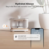 PETLIBRO App Monitoring Cat Water Fountain with Wireless Pump Automatic Cat Water Dispenser with 2.4GHz Wi-Fi, Smart Fountain, App Control