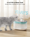 PETLIBRO Upgraded Cat Water Fountain Stainless Steel, Ultra Quiet, 71fl oz/2.1L Automatic Pet Water Fountain