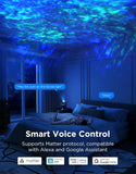 Govee Star Projector Lights, 7-Zone Colorful Nebula Effect, Work with Matter, 540ft² Coverage, LED Ceiling Lights for Bedroom