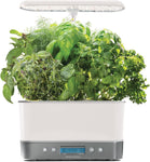 AeroGarden Harvest Elite Indoor Garden Hydroponic System with LED Grow Light and Seed Kit, Holds up to 6 Pods, White Stainless