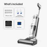 Tineco iFLOOR 3 Breeze Complete Wet Dry Vacuum Cordless Floor Cleaner and Mop One-Step Cleaning for Hard Floors