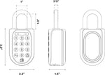 igloohome New Smart Padlock 2 (SP2), The Toughest Smart Padlock – Generate Access from Anywhere with The Mobile app (iOS/Android) – No WiFi Needed, Waterproof; Rechargeable