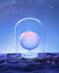 POCOCO Galaxy Star Projector for Bedroom with Replaceable Optical Film Discs, Projector with High-Definition Soft Light - Blue Pink