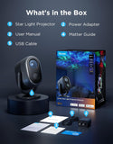 Govee Star Projector Lights, 7-Zone Colorful Nebula Effect, Work with Matter, 540ft² Coverage, LED Ceiling Lights for Bedroom