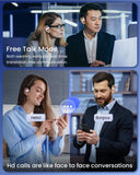 AI Translation Earbuds Real Time 164 Languages 80H Playtime Translator Ear Buds Wireless Earphones Bluetooth Headphones White