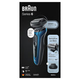 Braun Electric Razor for Men, Series 6 6020s SensoFlex Wet & Dry Foil Shaver with Precision Beard Trimmer, Rechargeable with Travel Case