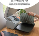 Cricut Heat Autopress (12in x 15in) -Non-Slip Silicon Pressing Mat for HTV, Iron On, Sublimation Projects, Black