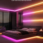 Govee RGBIC LED Strip Lights with Covers, Smart Lights Work with Alexa and Google Assistant, LED Diffuser Channel with LED Lights for Bedroom - 32.8ft