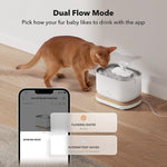 PETLIBRO App Monitoring Cat Water Fountain with Wireless Pump Automatic Cat Water Dispenser with 2.4GHz Wi-Fi, Smart Fountain, App Control