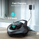 AIPER Seagull SE Cordless Robotic Pool Cleaner, Pool Vacuum with Dual-Drive Motors, Self-Parking Technology, Lightweight, Perfect for Above-Ground/In-Ground Flat Pools up to 40 Feet