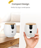 Furbo Mini 360° 2K QHD Pet Camera: Dog &amp; Cat Rotating Treat Dispenser w/Phone App, Smart Indoor Cam with 2-Way Speaker &amp; Night Vision
