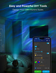 Govee Star Light Projector with 3 Aurora Flowing Effects, Star Projector Works with Matter, Alexa and Google Assistant, 16 Million Colors, 52 Scene Modes, Night Light Projector, Without Plug
