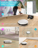 Lefant Robot Vacuum Cleaner, Tangle-Free, Strong Suction, Slim, Low Noise, Automatic Self-Charging, Wi-Fi/App/Alexa Control, Ideal for Pet Hair Hard Floor and Daily Cleaning