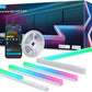 Govee RGBIC LED Strip Lights with Covers, Smart Lights Work with Alexa and Google Assistant, LED Diffuser Channel with LED Lights for Bedroom - 32.8ft