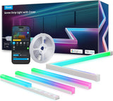 Govee RGBIC LED Strip Lights with Covers, Smart Lights Work with Alexa and Google Assistant, LED Diffuser Channel with LED Lights for Bedroom - 32.8ft