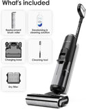 Tineco Floor ONE S6 Cordless Wet Dry Vacuum Floor Cleaner Mop All-in-One for Hard Floors Floor Washer Great for Sticky Messes, Dual-Sided Edge Cleaning, Self-Cleaning