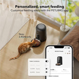 PETLIBRO Automatic Cat Feeder, WiFi Automatic Cat Food Dispenser Rechargeable Battery-Operated with 30-Day Life Timed Cat Feeder 1-6 Meals Control, 2L Auto Cat Feeder