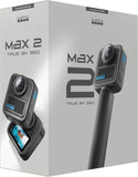 GoPro MAX2 360 Accessories Bundlec Camera Bundle, True 8K Video, 29MP Photos, Extension Pole, Extra Battery, 64GB SD Card