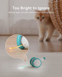 PETLIBRO Interactive Cat Toys for Indoor Cats, Automatic Cat Toy with LED Lights