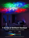 Govee Star Projector Lights, 7-Zone Colorful Nebula Effect, Work with Matter, 540ft² Coverage, LED Ceiling Lights for Bedroom