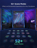 Govee Star Light Projector with 3 Aurora Flowing Effects, Star Projector Works with Matter, Alexa and Google Assistant, 16 Million Colors, 52 Scene Modes, Night Light Projector, Without Plug