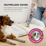 Shark StainForce Cordless Spot, Stain, & Odor Portable Cleaning System, for Carpets, Area Rugs, Upholstery, Stairs, with Storage Caddy, Accessories, and Full-Size Cleaning Solution, HX100 White