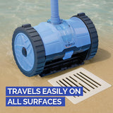 VINGLI Automatic Suction-Side Pool Vacuum Cleaner, Powerful Wall-Climbing Sweeper for Inground Pools, Includes 39.6ft Tangle-Free Hose