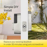 Yale Assure Lock 2 Plus Apple Home Keys (Tap to Open) Deadbolt, Black Suede Smart Keyless Entry Door Lock with Wi-Fi Connected Keypad for Code Entry and Remote Access, YRD450-N-WF1-BSP