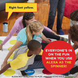 Hasbro Gaming Twister Ultimate: Bigger Mat, More Colored Spots, Family, Kids Party Game Age 6+; Compatible With Alexa (Amazon Exclusive)