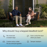 Yale Security Keyless Entry Touchscreen Deadbolt - Unlock Using Your Entry Code - No app or connectivity - Satin Nickel