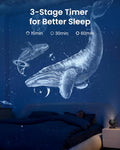 POCOCO Galaxy Star Projector for Bedroom with Replaceable Optical Film Discs, Home Planetarium Night Light Projector