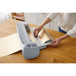 Cricut Roll Holder -With Built in Trimmer – Perfect for Clean Precise Cuts of Cricut Smart Vinyl - White